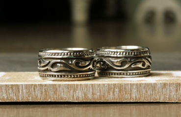 Edelstahl Wikinger Ring für Männer als massiver Statementring und perfektes Geschenk für ihn